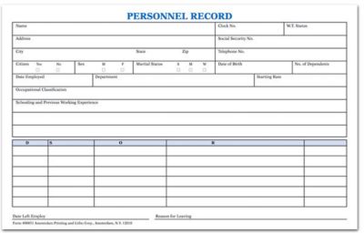 Personnel