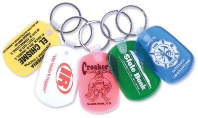 Soft Touch Key Tag Standard Shape