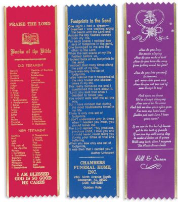 Inspirational Ribbon Bookmarks