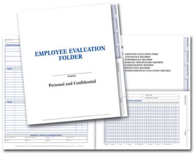 Employee Evaluation Folder-Plain