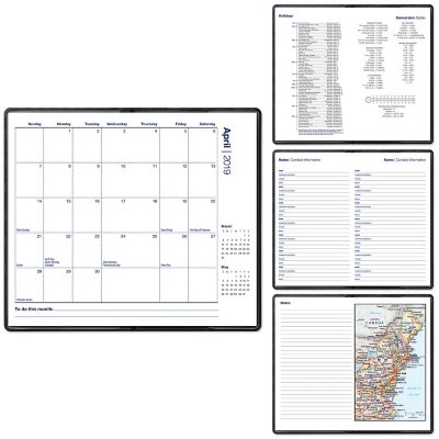 Global Monthly Planner W/ Map