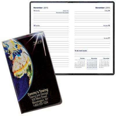 Global Weekly Planner W/ Map