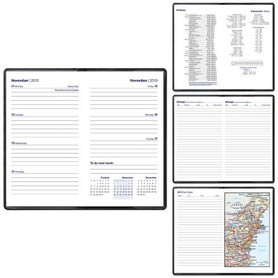 Global Weekly Planner W/ Map