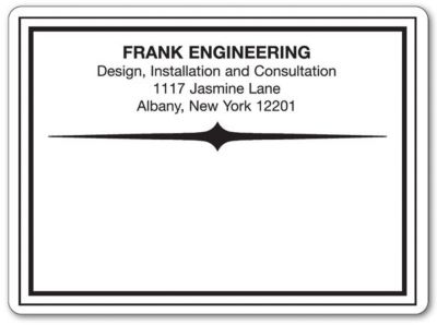 Matte Mail Labels