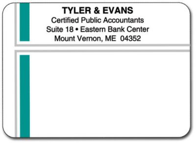 Matte Mail Labels Continuos