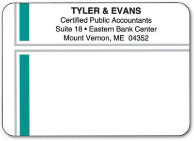 Matte Mail Labels Rolled
