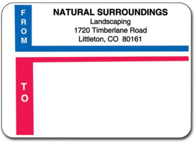 Matte Mail Labels