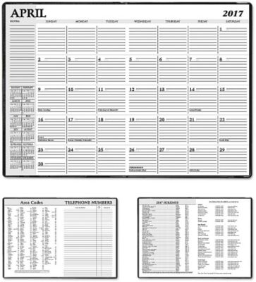 7X10 Global Monthly Planner
