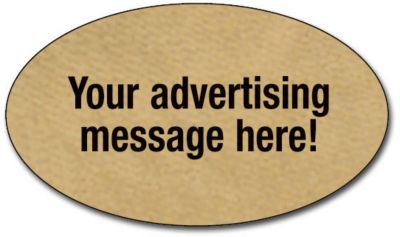 Oval Ad Labels 2 1/2 X 1 1/4