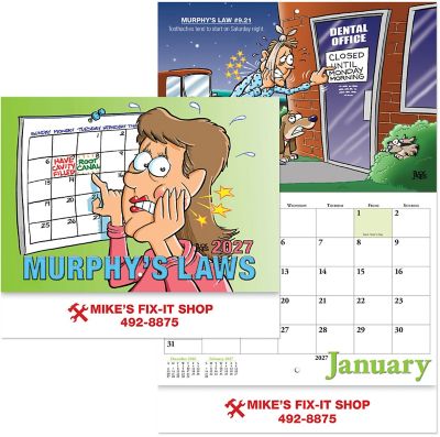 Murphy's Law Stitched Calendar