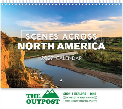 Scenes Across America Wall Calendar