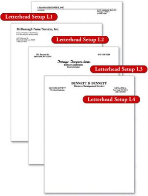 Letterhead Linen 1 Or 2 Color