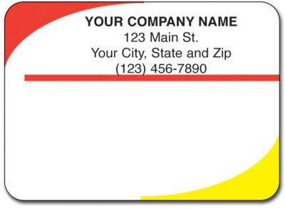 Glossy Mail Labels 1 Up Flat