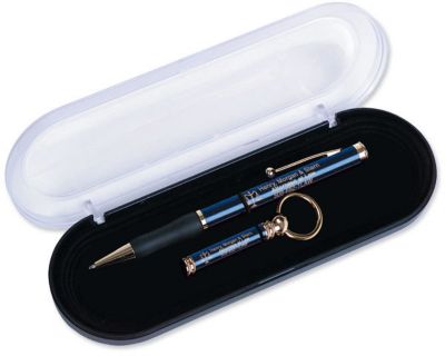 Chamberlain Pen/Brass Brl Keytag