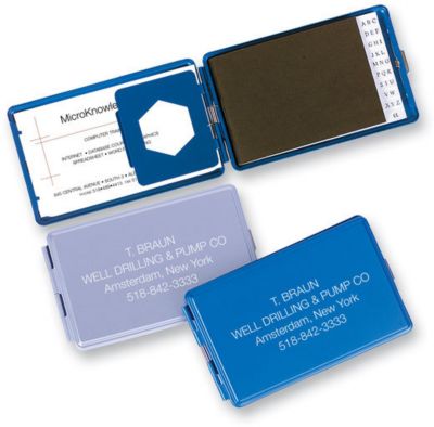 Mini Tel Business Card Holder