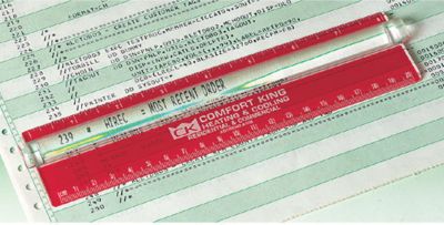 8" Magnifying Ruler