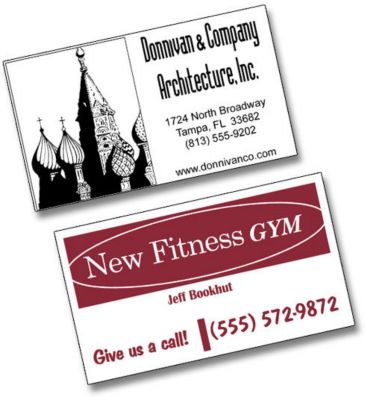 Business Card Magnets