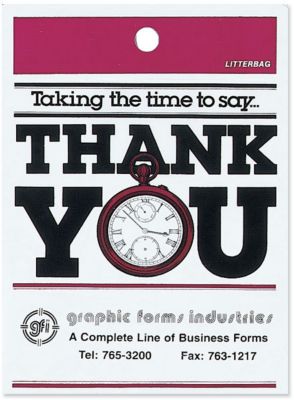 "Thank You" Litterbags