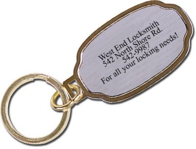 Crescent Keychain Gold/Silver