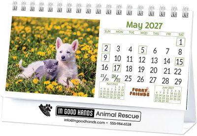 Cats & Dogs Desk Calendar