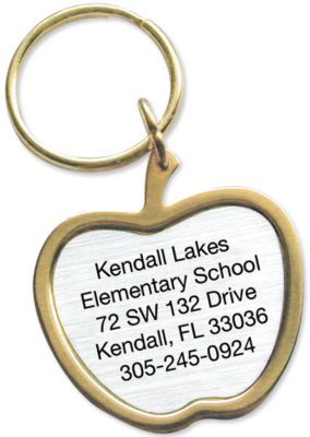 Apple Keychain Gold/Silver