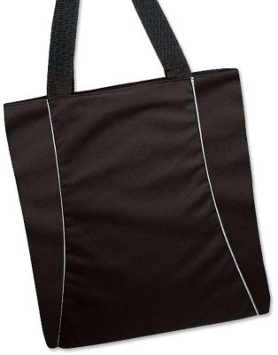 Vertical Two-Tone Tote-Screened