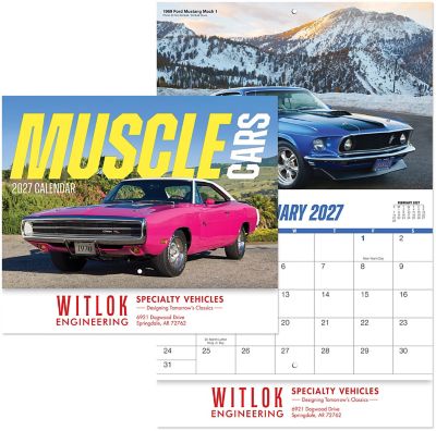 Muscle Car Wall Calendar