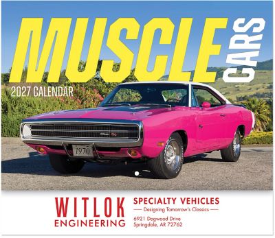 Muscle Car Wall Calendar