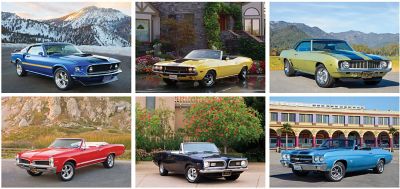 Muscle Car Wall Calendar