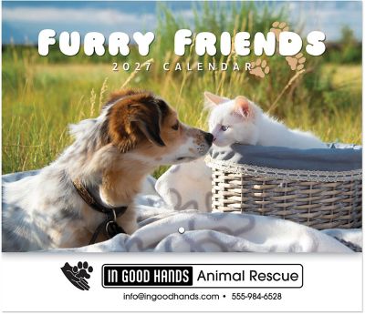 Cats And Dogs Wall Calendar
