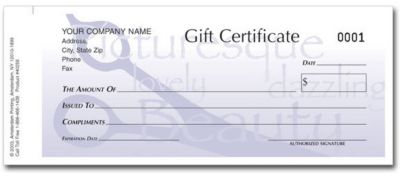 Beauty Gift Certificate-Pur.Scissor