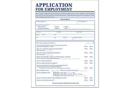 Nike factory job application form