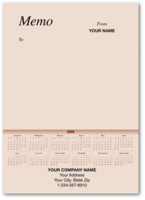 Memo - Calendar Design