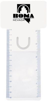 Bus. Card Magnifier/Ruler/Bookmark