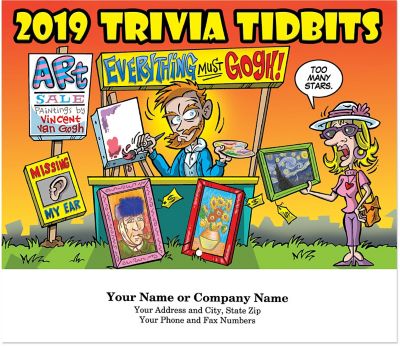 Trivia Tidbits Wall Cal.-Stapled