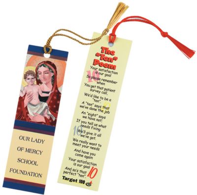 Paper Bookmark W-Tassel