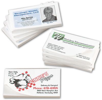 Business Cards Post-It Notes 2 Clr