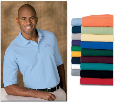 Mens Short Sleeve Pique Polo