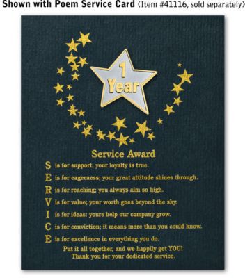 Star Service Award Pin - 1 Yr