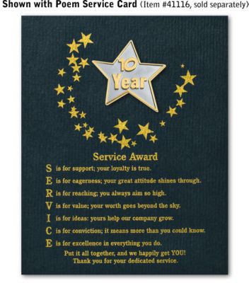 Star Service Award Pin - 10 Yr