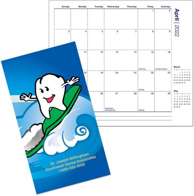 Dental Wave Calendar Monthly