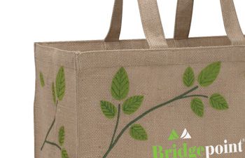 Natural Jute Shopper Tote