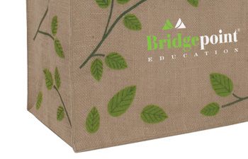 Natural Jute Shopper Tote
