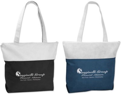 Poly Pro Two Tone Zippered Tote