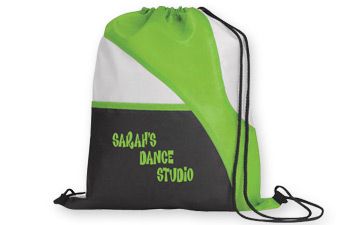 Three Color Drawcord Bag