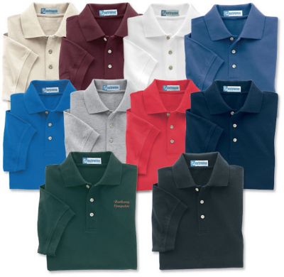 Mens Cotton Poly Picque Polo