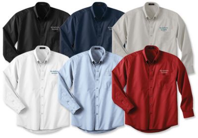 Mens Long Sleeve Twill Shirt