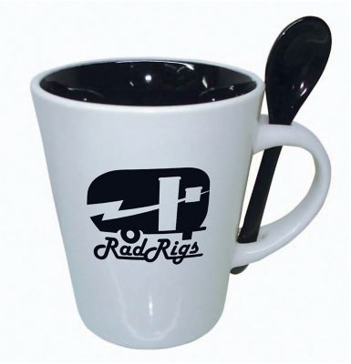Cocoa Spoon Mug 14 Oz