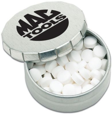 Round Tin Of Mints