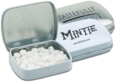Square Tin Of Mints
